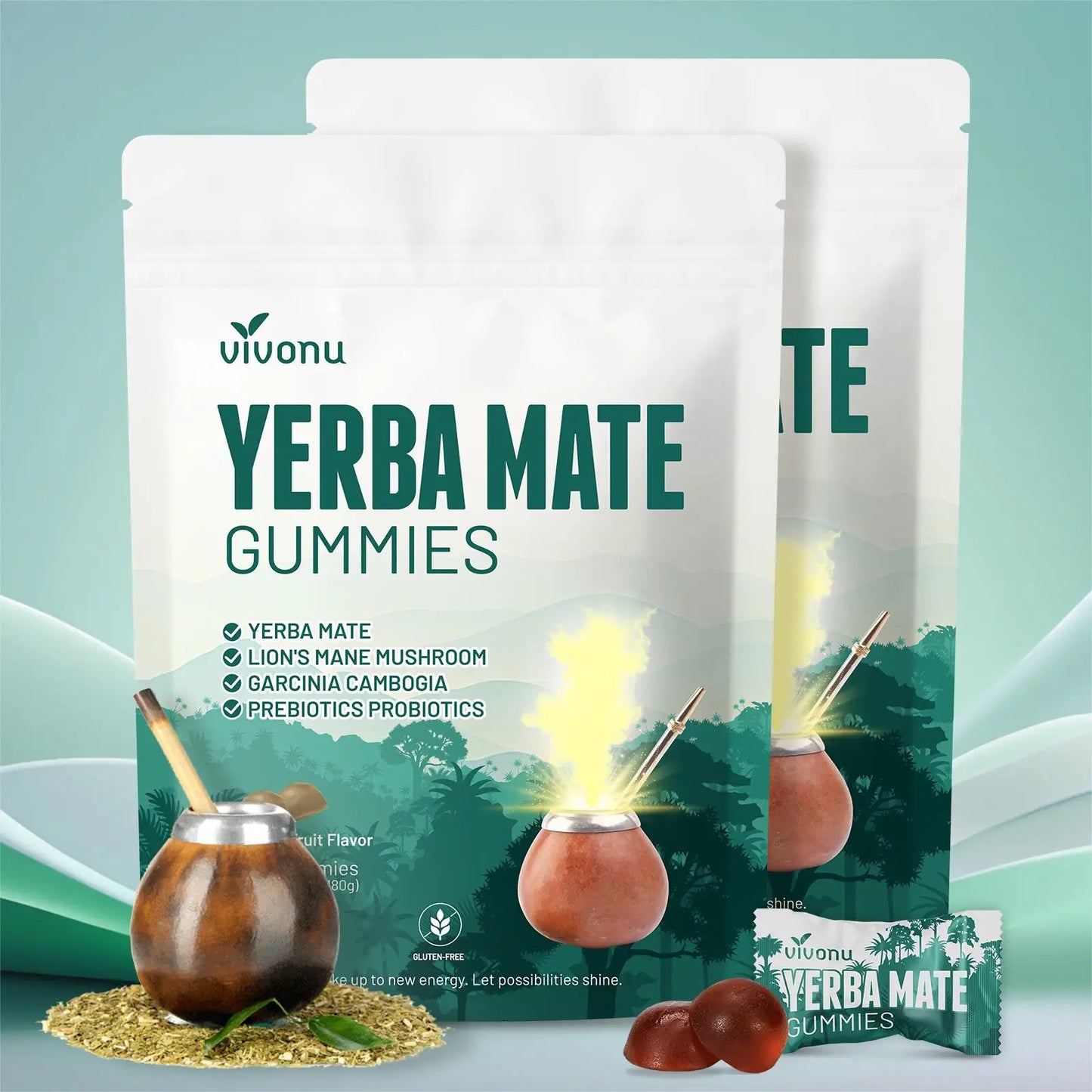 Vivonu Probiotic Yerba Mate Gummies
