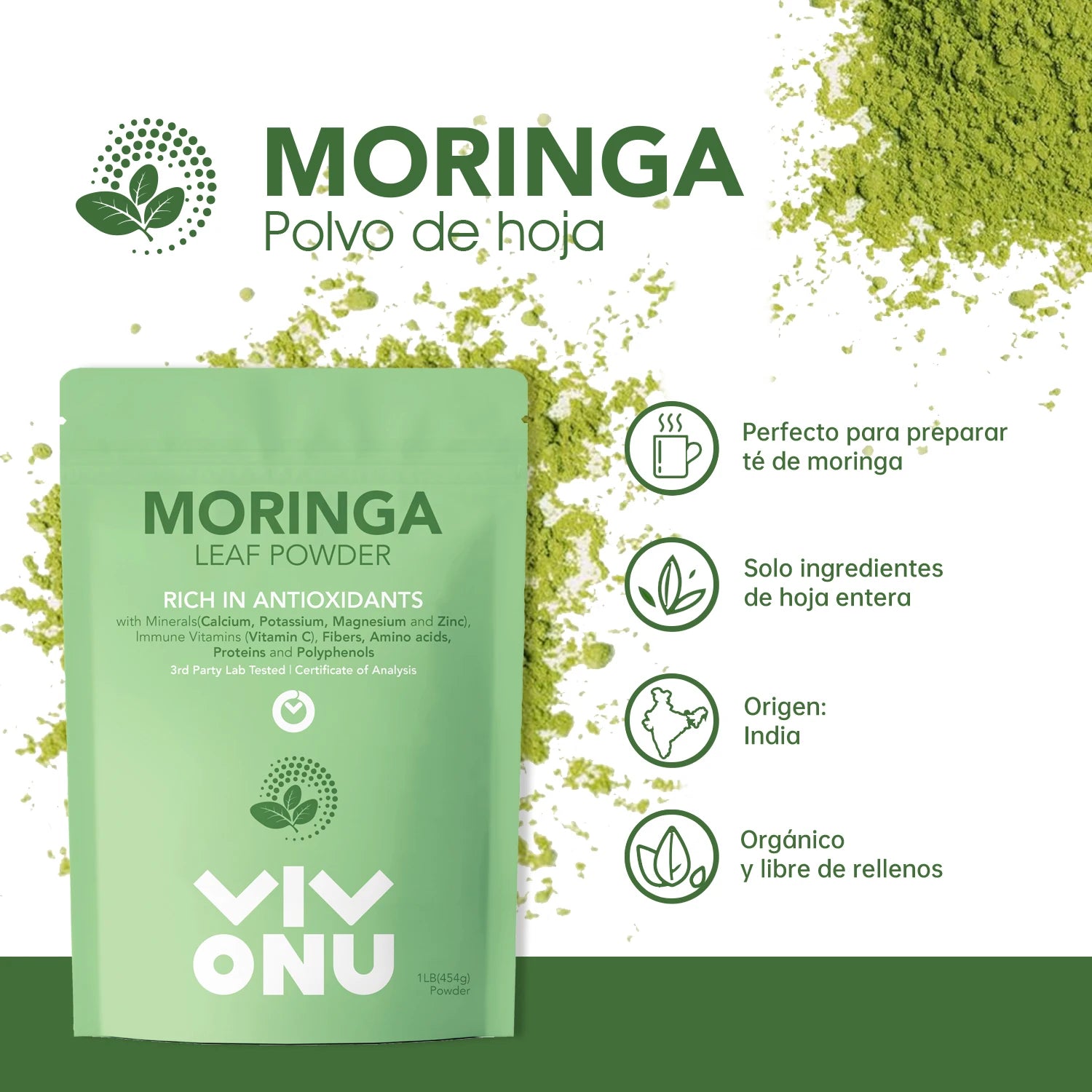 Vivonu Spicy Wood Tea Powder, 2 Lbs, Rich in Antioxidants and Immunovitamins