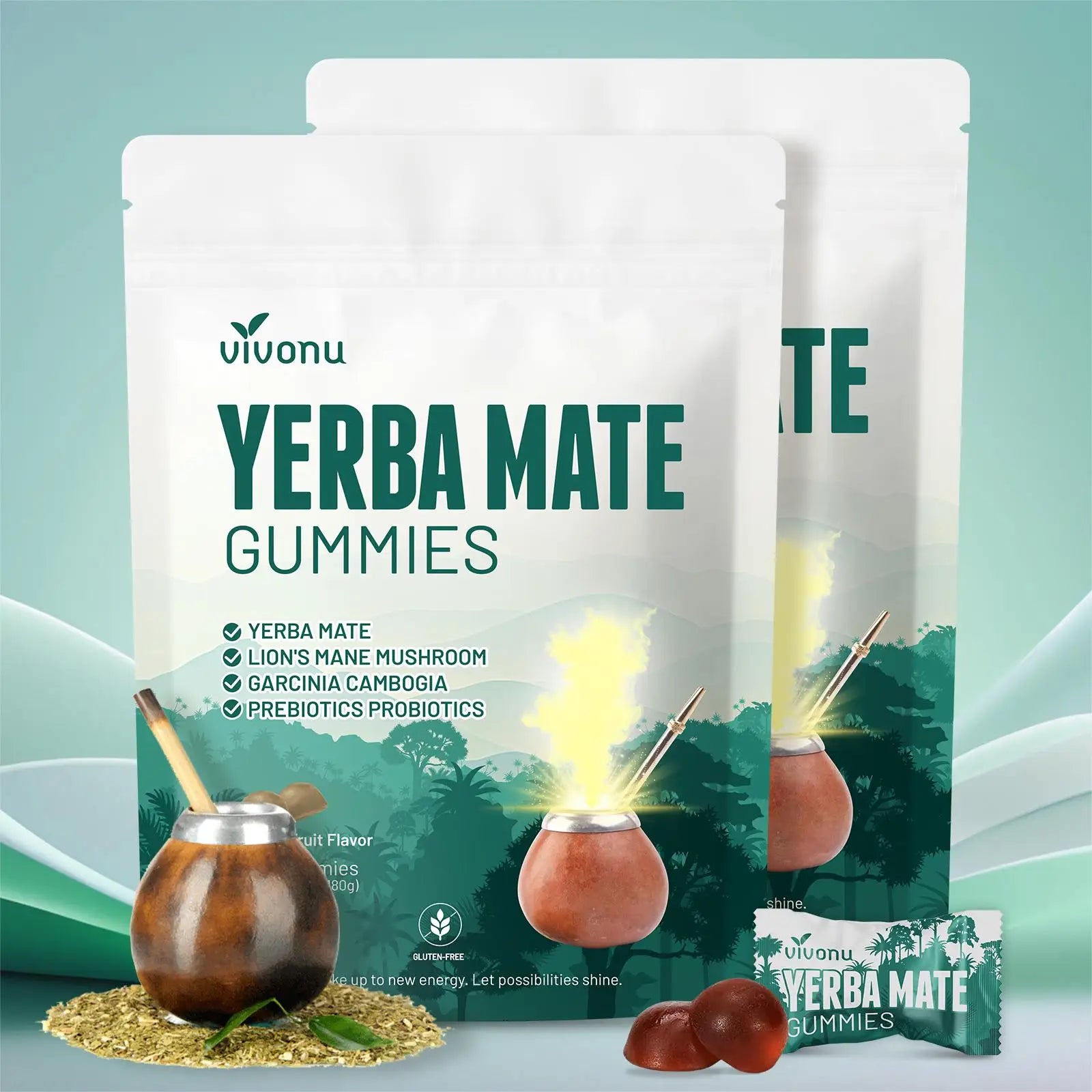 Vivonu Probiotic Yerba Mate Gummies