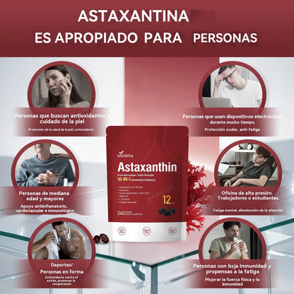 vivonu10-in-1 Astaxanthin Supplements 12 Mg, 4-Month Supply,