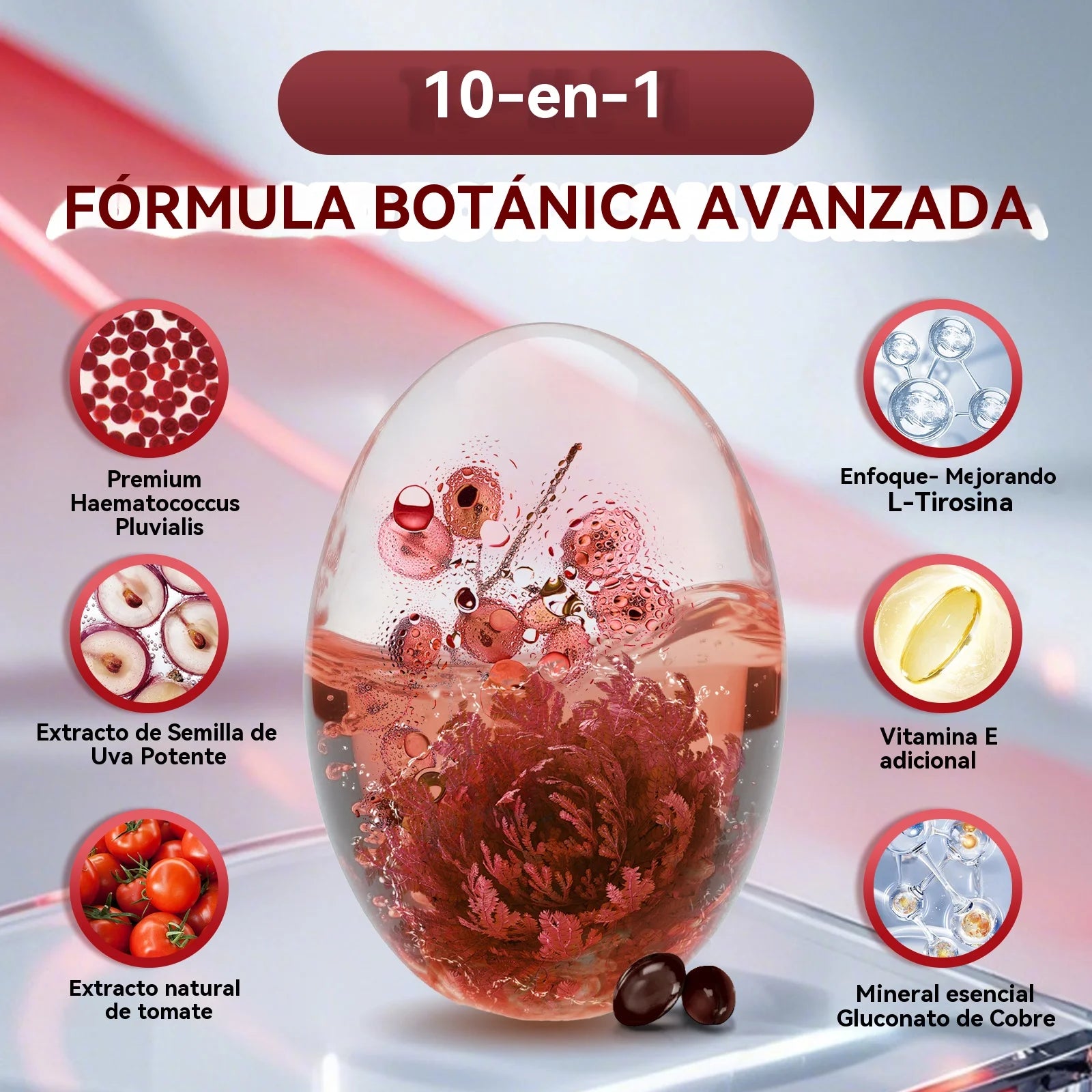 vivonu10-in-1 Astaxanthin Supplements 12 Mg, 4-Month Supply,