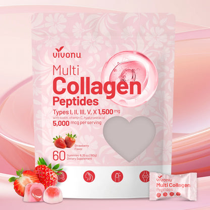 Vivonu Women and Men, Polycollagen Peptide Gummies