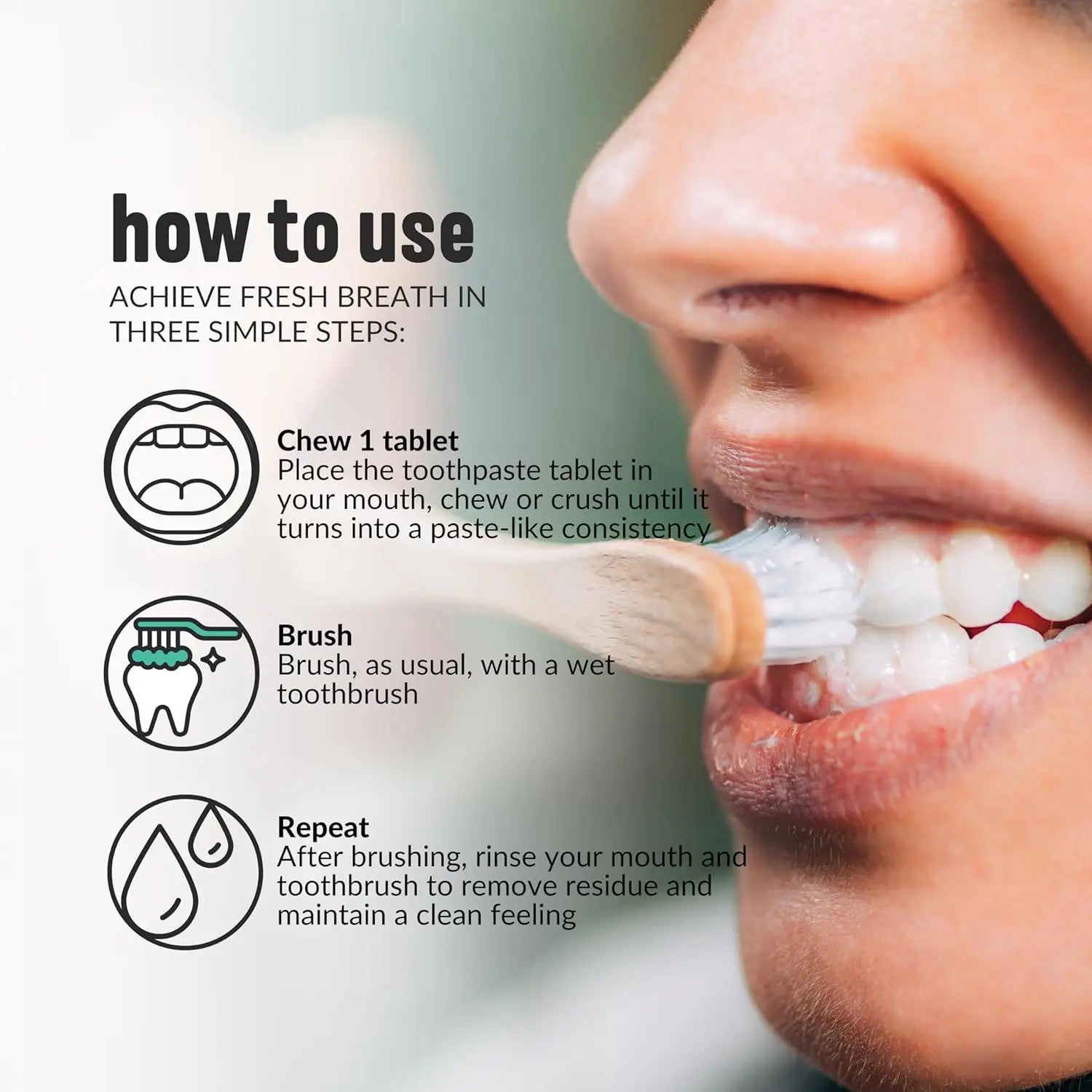 toothpaste in Nano Hydroxyapatite tablets