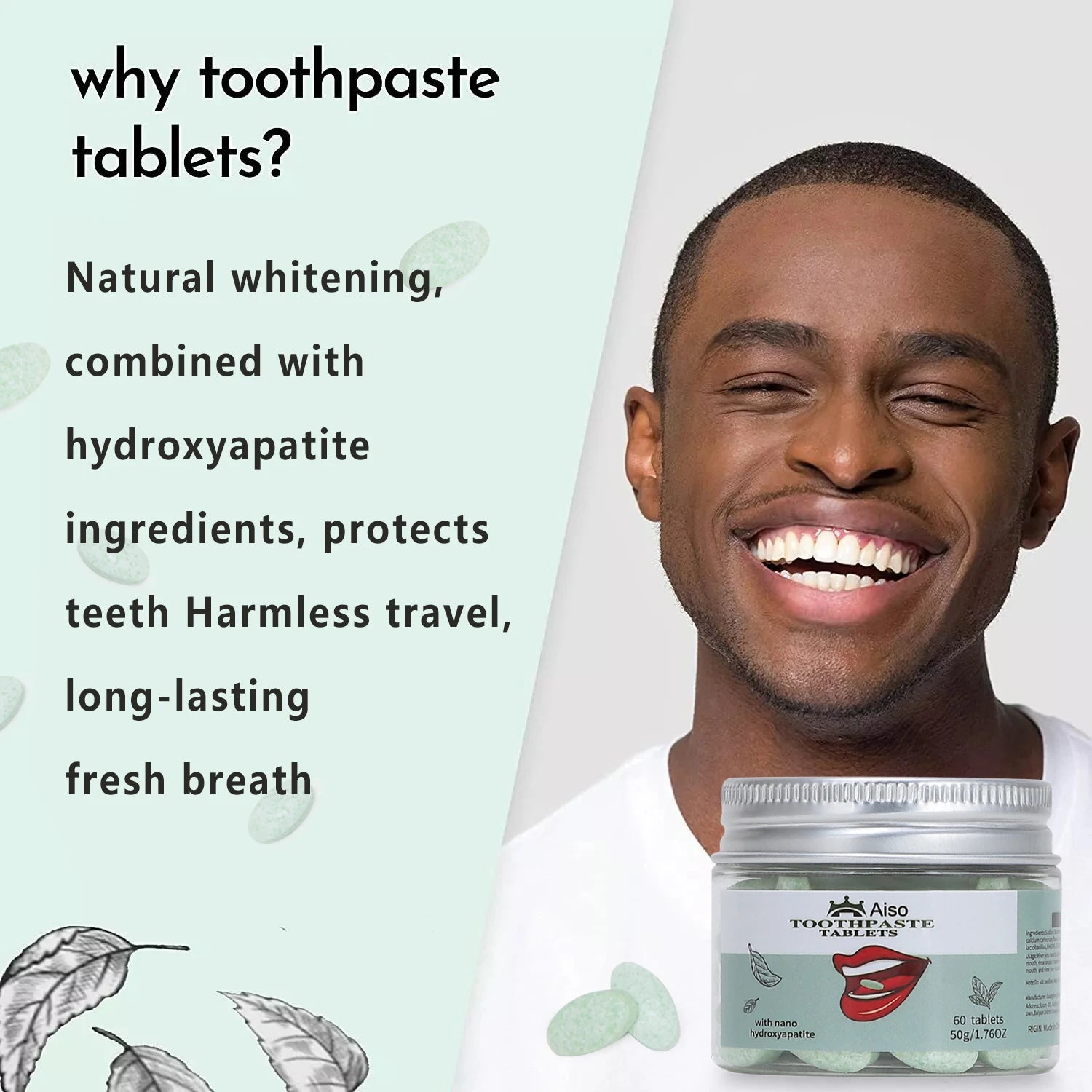 toothpaste in Nano Hydroxyapatite tablets