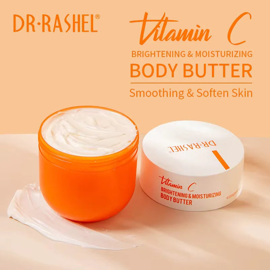 DR.RASHEL  Body Butter 250g Vitamin C Brightening  Moisturizing Body Butter For Female