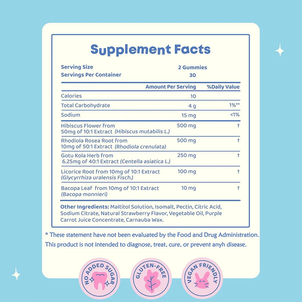 Mood Snacks - Kids Saffron Gummies, Natural Berries Supplements Offer Mood Support and Calms Temper Tantrums