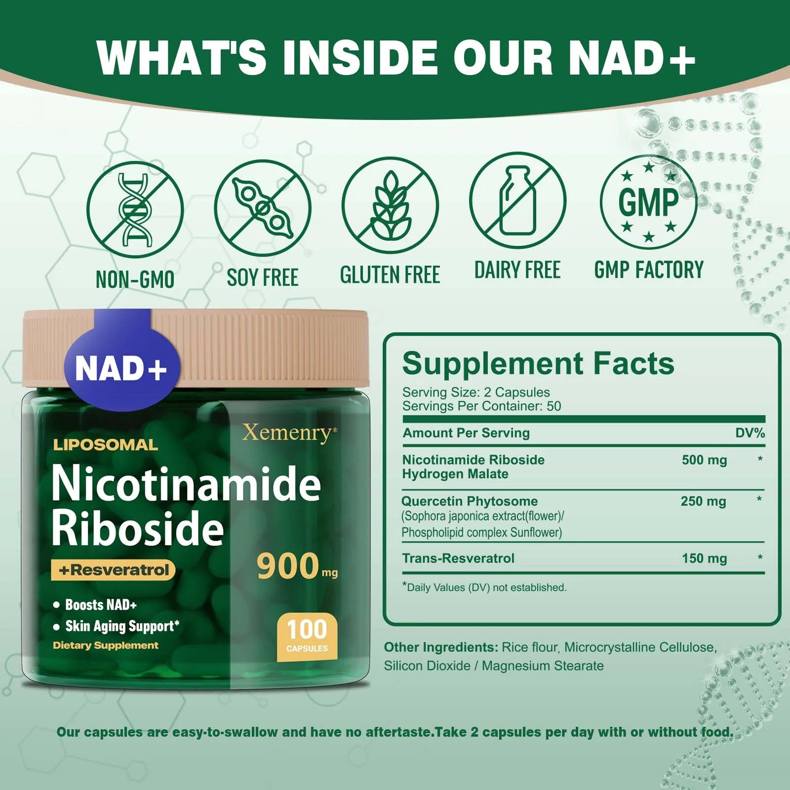 NAD+ Supplement - Anti-Aging, Energy